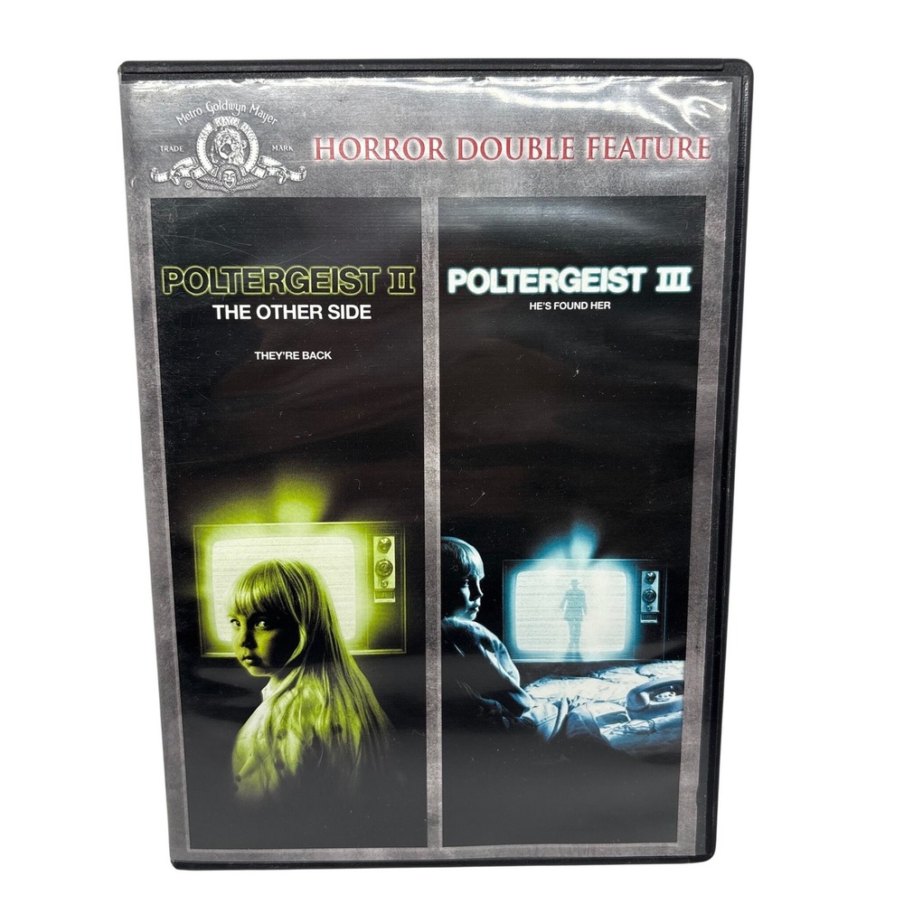 Poltergeist II & III Horror Double Feature DVD MGM 2-Movie Collection PG-13